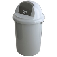 Vepabins Abfallbehälter aus Kunststoff 90 l Grau