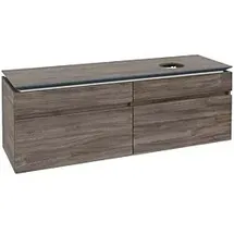 Villeroy & Boch Legato Waschtischunterschrank B59800RK 160x50x50cm, Waschtisch rechts, Stone Oak