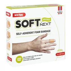 Soft Next selbsthaftender Verband 3 cmx4,5 m