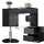 Vicco Schminktisch Omira Schwarz 120 cm mit Hocker