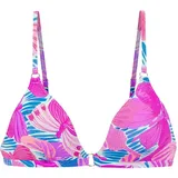 SUNSEEKER Bikini-Top Damen Blau/Pink 38 Cup C/D