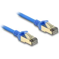 DeLock 80333 RJ45 Patchkabel CAT 8.1 F/FTP Slim, 1 m Blau