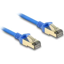 DeLock 80333 RJ45 Patchkabel CAT 8.1 F/FTP Slim, 1 m Blau