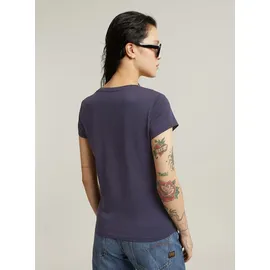 G-Star Eyben Slim V T 2.0 Kurzarm-T-Shirt Osaka Blue S