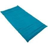 Handelsturm Rollmatte 100x200 mit Füllung aus Buchweizen Futon Massagematte Liegematte Petrol