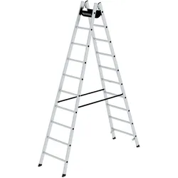 PROREGAL Sprossen-Stehleiter 2x10 Sprossen