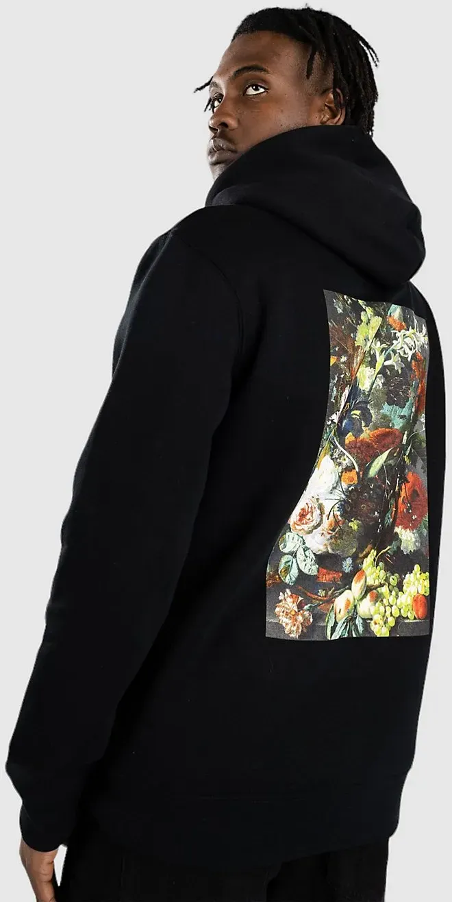 Poetic Collective Flower Hoodie black Gr. XL