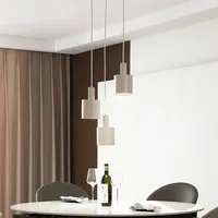 LINDBY Hängelampe Ovelia beige, 3-flammig, Metall E27