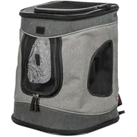 Trixie Rucksack Timon 34 x 44 x 30 cm Schwarz/Grau