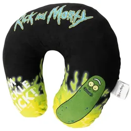 UNITED LABELS Pickle Rick Nackenkissen 35 x 30 cm Schwarz