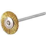Lessmann Miniatur-Rundbürste Messingdraht 0,10 mm, Bürsten-⌀xBürstenbreite: 22X2 mm