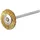Lessmann Miniatur-Rundbürste Messingdraht 0,10 mm, Bürsten-⌀xBürstenbreite: 22X2 mm