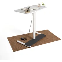 Yaasa höhenverstellbarer Schreibtisch klein - Yaasa Desk One, 91x51 cm, Weiß, - elektrisch verstellbar