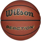 Wilson Reaction Pro Basketball, Braun/Gold, Gr. 5