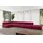 altdecor Ecksofa modulares Sofa Favio-L3 - 475x190x70 cm Bordeauxrot Velours