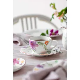 Villeroy & Boch Mariefleur Basic Kaffeetasse mit Untertasse 0,25 l Mehrfarbig 2 St.