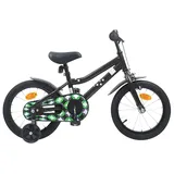 vidaXL Kinderfahrrad 14 Zoll schwarz