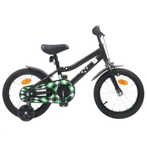 vidaXL Kinderfahrrad 14 Zoll schwarz
