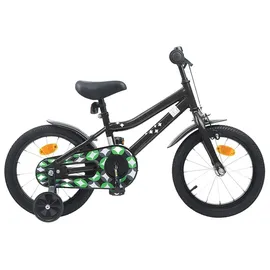 vidaXL Kinderfahrrad 14 Zoll schwarz