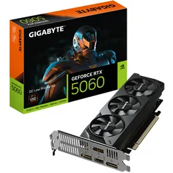 GIGABYTE Grafikkarte "GeForce RTX 5060 OC Low Profile 8G Grafikkarte - 8GB GDDR7, 128bit, PC", weiß, neutral, Grafikkarten
