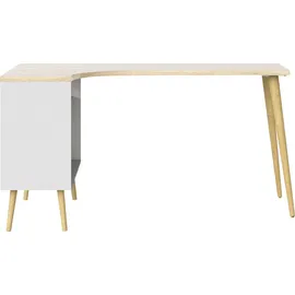 Andas Eckschreibtisch Oslo Weiß