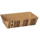 Papstar Snacktrays Pappe 3,5 cm x 7 cm x 12 cm 400 St. Braun