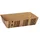 Papstar Snacktrays Pappe 3,5 cm x 7 cm x 12 cm 400 St. Braun