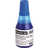 Colop schnelltrocknende Stempelfarbe 802 blau, lösungsmittelbasierend, Inhalt 25ml