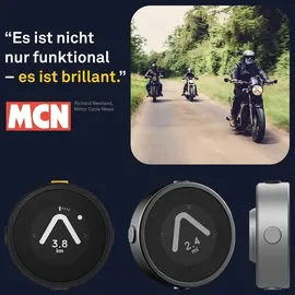 Beeline Motorrad Navi GPS Computer - Silber