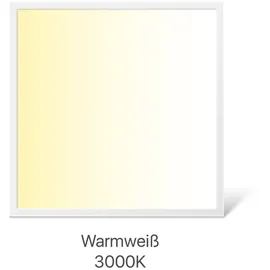 LECOM LED Panel 2er Set quadratisch warmweiss