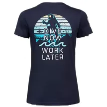 SSI - Dive Now Work Later - T-Shirt Rundhals - Frauen - Größe: S