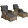 Tectake Benissa Set 5-tlg. Beige