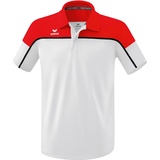Erima Herren „CHANGE Poloshirt, weiß/rot/schwarz, M