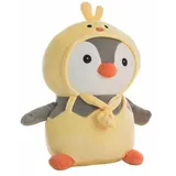 BigBuy Plüschtier Kit, Pinguin, 36 cm – Gelb