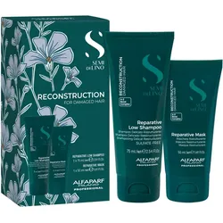 Alfaparf Milano Semi di Lino Reconstruction Minisize Kit Kosmetik-Reiseset für beschädigtes Haar