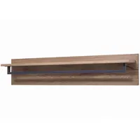 Massivmoebel24 Wandgarderobe Villanders 120 x 20 x 25 cm