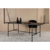 Livetastic Esstisch 90 x 75 x 200 cm schwarz