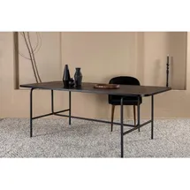Livetastic Esstisch 90 x 75 x 200 cm schwarz