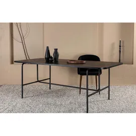 Livetastic Esstisch 90 x 75 x 200 cm schwarz