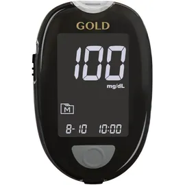 aktivmed GlucoCheck GOLD Blutzuckermessgerät Set mg/dl