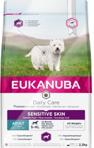 Eukanuba Daily Care Sensitive Skin hondenvoer  12 kg
