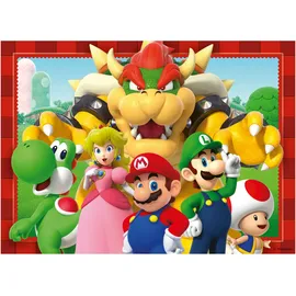 Ravensburger Kinderpuzzle 4x100 Teile - Nintendo Super Mario - Zeit für Mario!