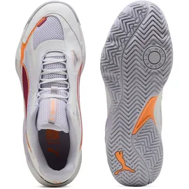 Puma Solarstrike W+ 4 Hallenschuhe Herren white/heat fire/lilac crush/berry 37