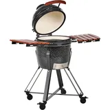 Beliani KAMADO Keramik schwarz
