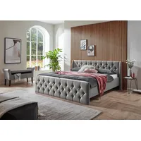 Atlantic Home Collection Polsterbett »TAMINA mit Chesterfieldoptik Kopf- und