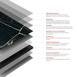 Schulte Duschrückwand »DecoDesign«, schwarz 150 x 255 cm