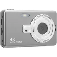 2,4-Zoll-Digitalkamera, 4K 50 MP Kinderkamera, Point-and-Shoot-Kamera mit 16-fachem Digitalzoom, Kompaktkamera für Reisen, Kinder und Teenager (32GB)