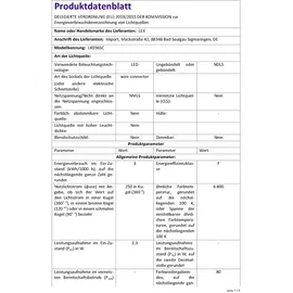 Lex LED Weihnachtsfigur Acryl Weihnachtsmann 46cm Figur beleuchtet Weihnachtsdeko