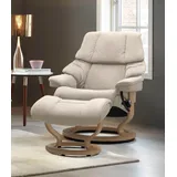 Stressless Stressless® Relaxsessel »Reno«, mit Classic Base, Größe S, M & L, Gestell Eiche, beige