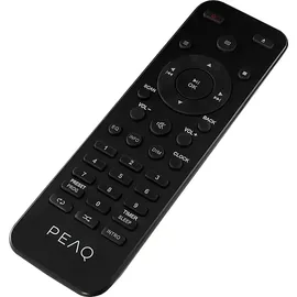 PEAQ PMS 400 Micro Hifi System mit DAB+/FM Tuner (Schwarz)